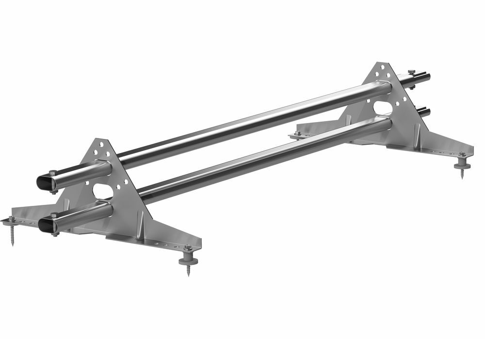 Sniega barjeras komplekts 2,3m metāla dakstiņprofilam ar profila augstumu 30mm un augstāk Metāla dakstiņprofilam